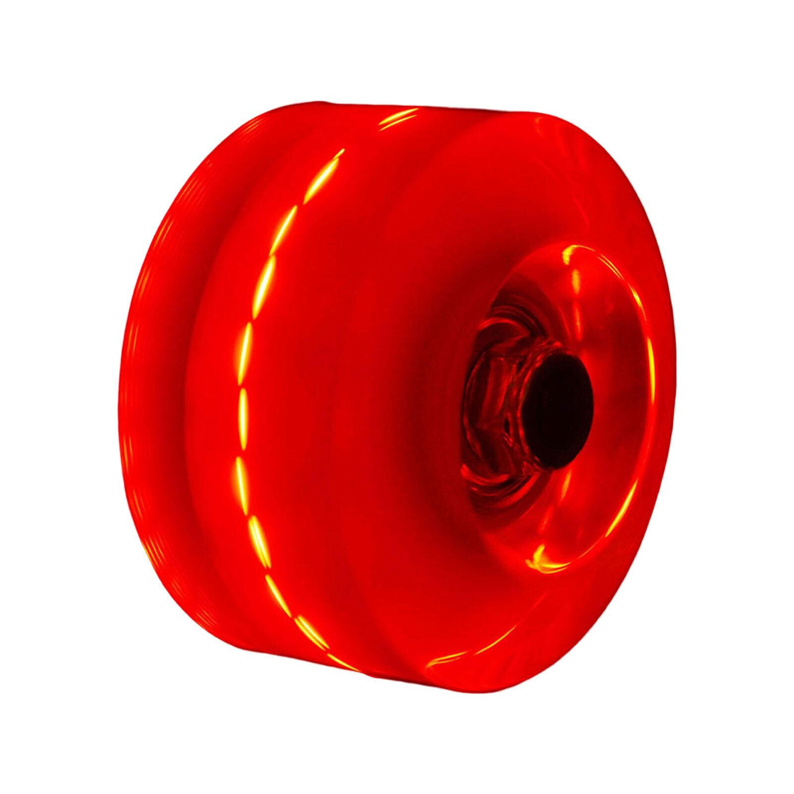 Roller Skate Wheels Flashing LED Light Up Skateboard Wheels eBay