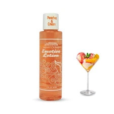 Emotion Lotion Peach Cream Flavor Warming Massage Lotion Oil Lube Lubricant 4oz