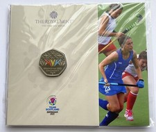 2022 Birmingham Commonwealth Games Team Scotland 50p Coloured Coin RM Pack (4187