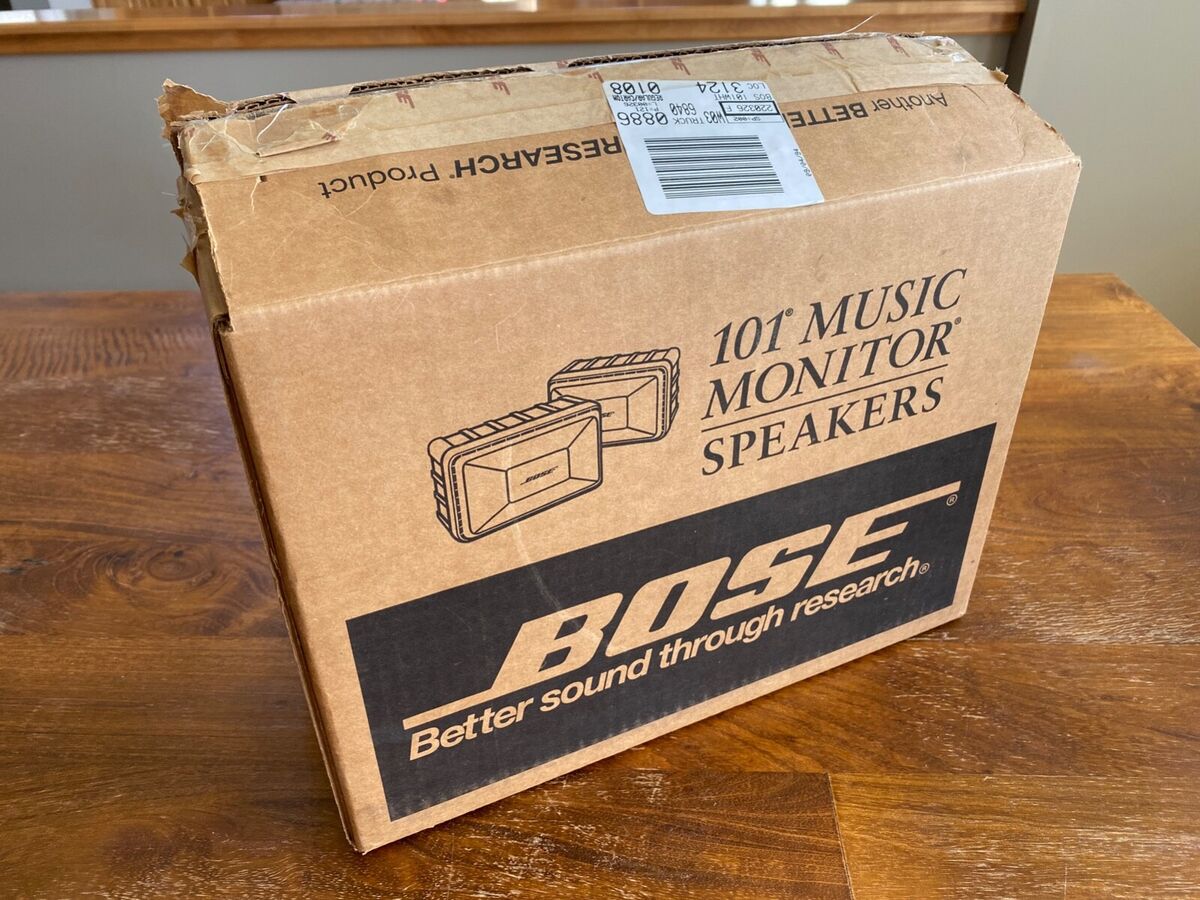 NEW in Box ~ Bose 101 Music Monitor Speakers Indoor NEW in Box ~ Bose 101 Music Monitor Speakers Indoor