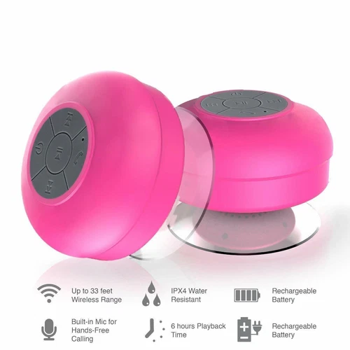 Bluetooth Wireless Speaker Waterproof Shower Wireless Resistant Portable Mic - Picture 25 of 59