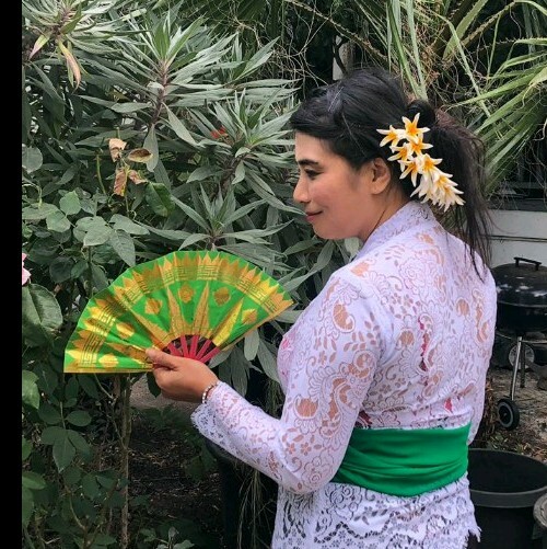 Handmade ethnic Hair Bun Hair pin ( semanggi jepun pusuh) bali