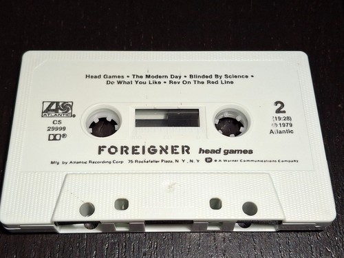 Foreigner Head Games Cassette (Atlantic 1979, CS 29999) Dolby - Picture 8 of 9