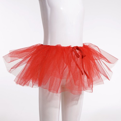 Kids Girls Costume Modern Dancewear Lace-up Skirt Training Dance Tulle Skirts - Picture 39 of 91
