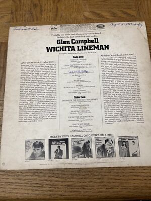 Glen Campbell Wichita Lineman Album | eBay