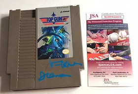 VAL KILMER Signed TOP GUN MAVERICK NES Game Cartridge Autograph JSA COA Cert