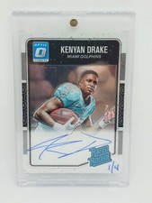 Kenyan Drake 2018 Panini Honors 2016 Donruss Optic AUTO RC (1/4) Miami Dolphins