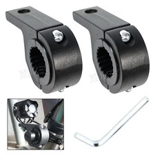 2pcs Horizontal 125mm Atv Utv Off-road Led Light Bar Clamp Mount Bracket-kit
