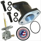 fit Yamaha Moto 4 Yfm 350 Yfm350 Moto-4 Intake Manifold Fuel Petcock Valve 87-95