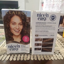 2 XClairol Nice'n Easy Permanent Hair Color Three Blend 5G Medium Golden Brown
