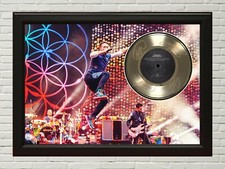 Coldplay The Scientist Poster Art Black Wood Framed 45 Gold Record Display