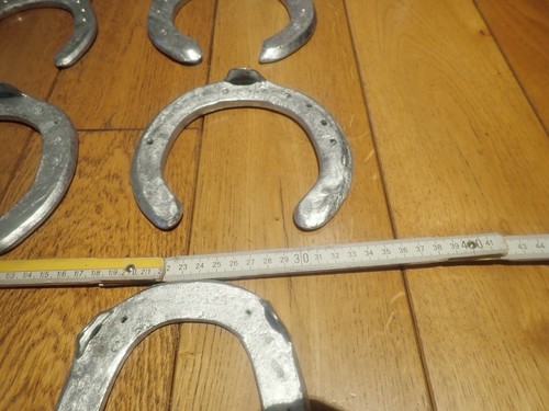 XL Sammlung Konvolut 6 x Hufeisen verzinkt Glücksbringer Hochzeit Taufe Basteln - Bild 8 von 12