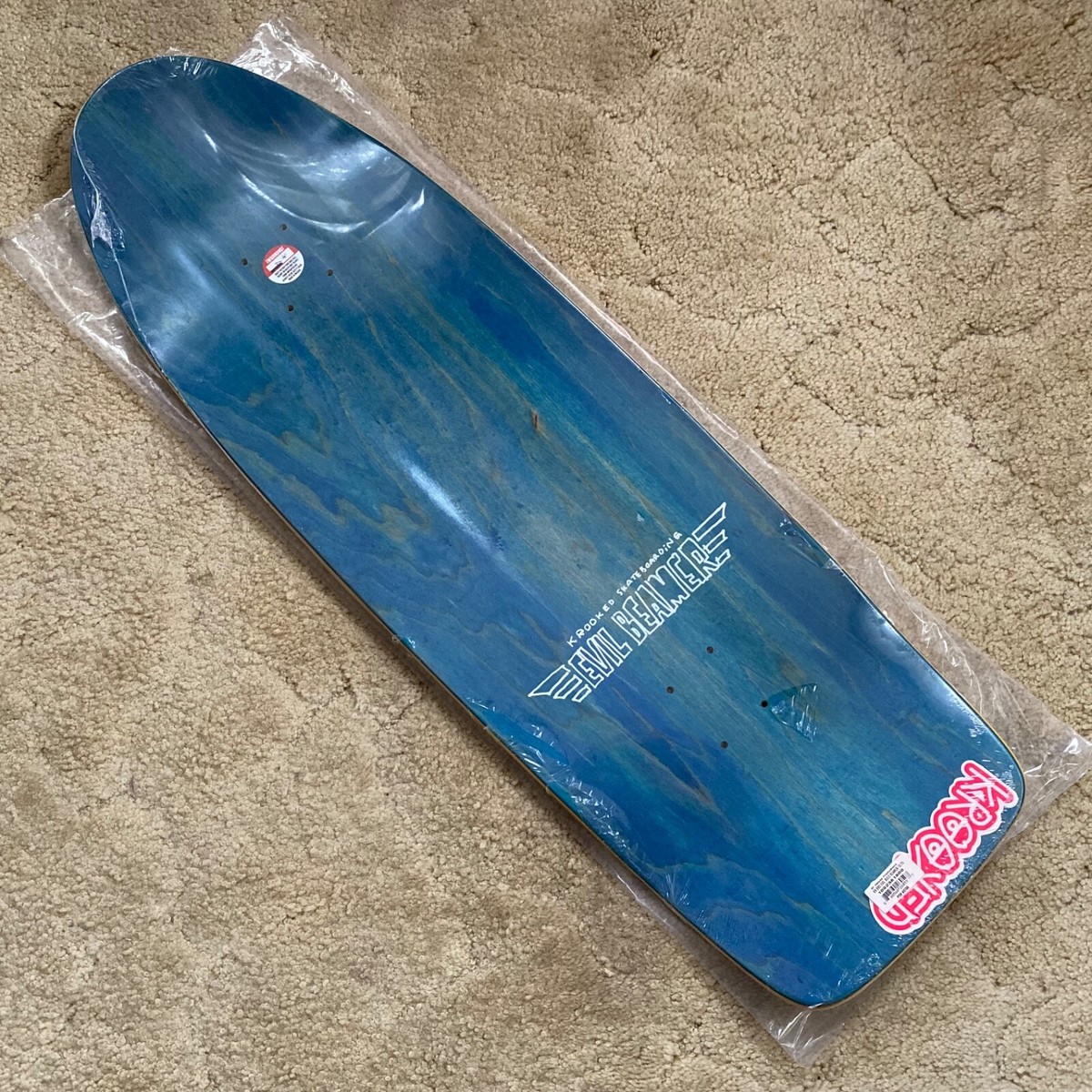 NEW Krooked Evil Bold Beamer Skateboard Deck 10.75