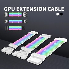 Extension RGB Cable GPU Extension Cable PSU PC Cables PCIe Cable for PC Case