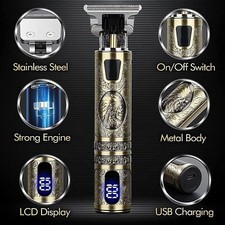 Professional Hair Clippers Trimmer Cutting Beard Cordless Barber Shaving Machine