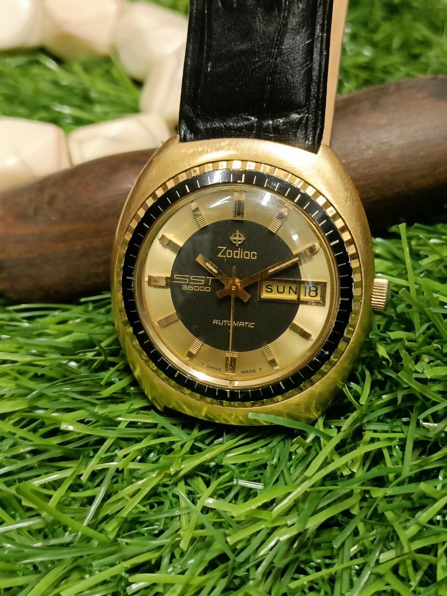 AUTHENTIC ZODIAC SST 36000 AUTOMATIC HI BEAT SWISS MEN'S AUTHENTIC ZODIAC SST 36000 AUTOMATIC HI BEAT SWISS MEN'S