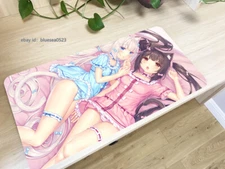 Anime Nekopara Mouse Pad Mat Chocola & Vanilla PC Keyboard Desk Mat Game Playmat