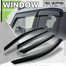 Smoke Tint Window Visor Vent Wind Sun Guard Rain Deflector fit 16-20 Kia Sorento