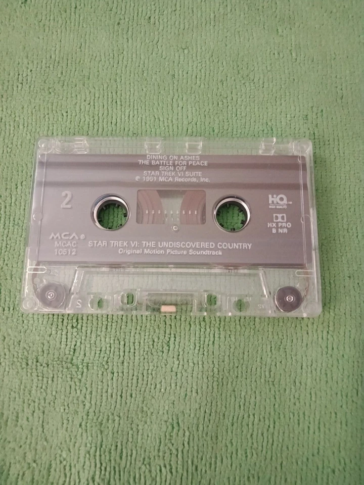 Star Trek VI The Undiscovered Country. Film Soundtrack. Cassette tape. 1991. - Image 3 of 4