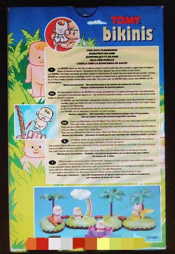 VINTAGE TOMY BIKINIS PACIPA ARGENTINA PLAY TIME ISLAND WITH JUMPING JETTY NIB - Picture 3 of 4