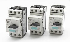 3x Siemens SIRIUS 3RV1421-1AA10 E:06 circuit breaker / circuit breaker -used-
