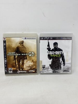 Bundle Lot of 2 Call Of Duty PS3 Games MW2 MW3  Complete CIB TESTED WORKING Used