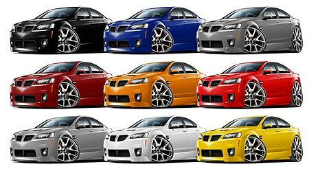 Pontiac G8 GXP My Garage My Rules Wandkunst grafischer Aufkleber - Bild 4 von 4