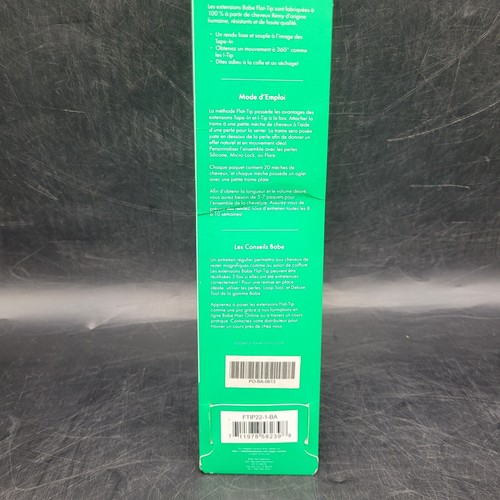 Babe 100% Remy Human Hair Betty #1 22" Straight Extensions 20 Pieces Flat-Tip - Picture 8 of 8