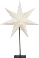 Star Frozen Led Weihnacht Deko Stand Steh Leuchte Lampe Stern E14 Weiß H: 80 Cm