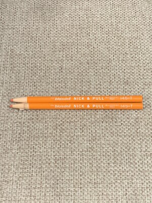 THE   BLAISDELL  NICK AND PULL CHINA MARKER (2) Blueprint Red Color 145-T NO BOX