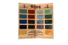 Vintage Blundell'S Lack Gemischte Farbe Werbung Farbkarte Brosch&uuml;re Sammlung