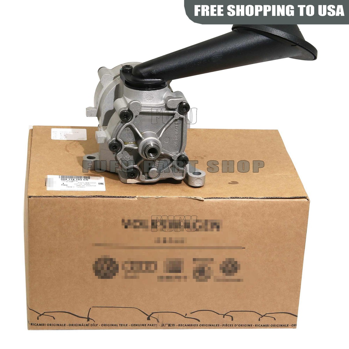 Genuine Oil Pump With Integrated Vacuum Pump 059115103CN for AUDI