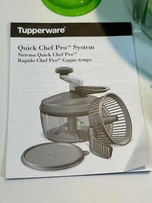 TUPPERWARE Quick Chef Pro System with Basket 99-8470 for