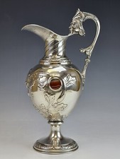 Grande Antico Francese Argento Sterling Anfora