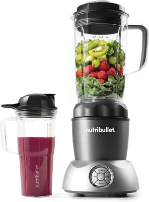Nutribullet Blender Select with 32oz Pitcher & 24oz To-Go Cups, Gray (Open Box)