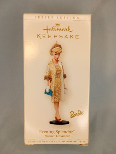 2006 Hallmark - Evening Splendor Barbie Ornament - 13th in Series - Blonde - NIB - Picture 9 of 20