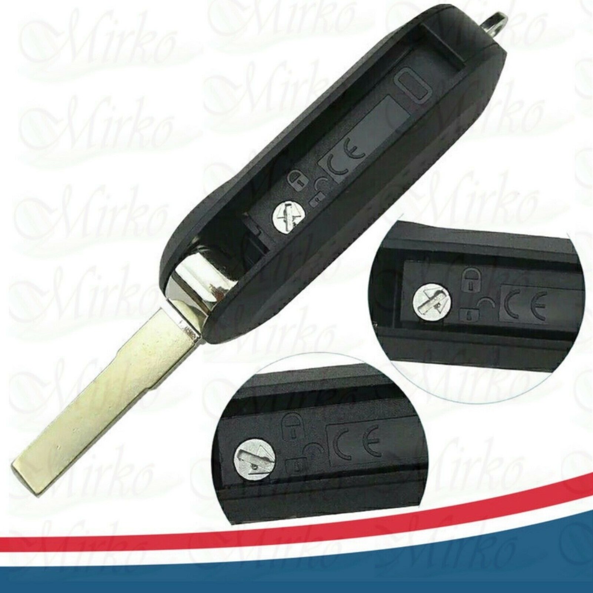 Chiave Telecomando Guscio FIAT 500 500L PUNTO EVO - Foto 9