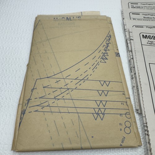 McCalls 6986 Misses Wrap Dress Palmer Pletsch Pattern 8-16 *Uncut - Picture 5 of 5