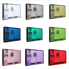 For Nintendo Switch Replacement Back Plate Shell Kickstand Clear Console Cover