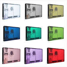 For Nintendo Switch Replacement Back Plate Shell Kickstand Clear Console Cover