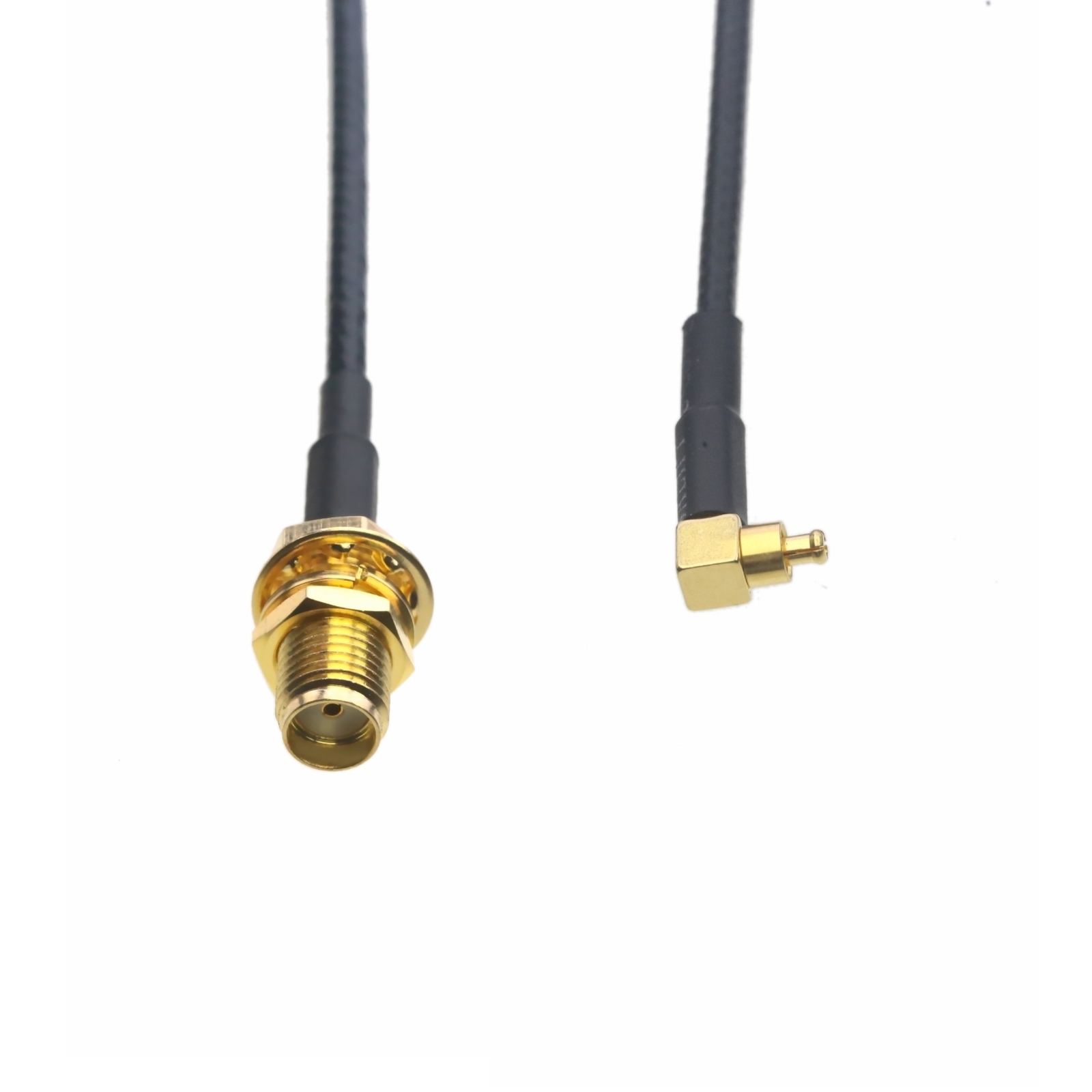 RF Cable SMA female nut bulkhead to MC-Card plug RG316 6