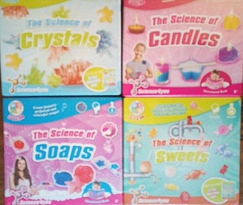 Science Sets Midi Size Science4You Age 8+ Soaps Sweets Candles Crystals - Afbeelding 1 van 9