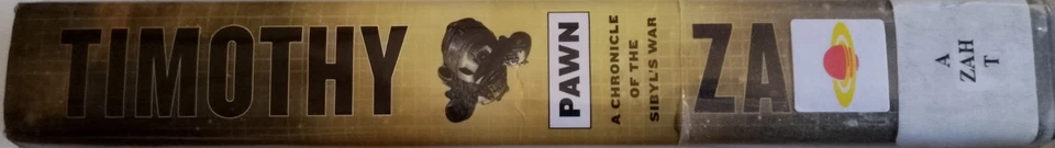 TIMOTHY ZAHN Pawn HB DJ Ex-Library TOR 2017 1st edition science fiction - Image 3 of 4