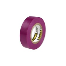 3M 1/2 Inch x 20 Ft. Scotch  Vinyl Electrical Tape 35, Purple- Single Roll