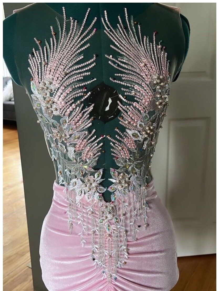 custom made birthday dress Custom Made Green Party Dinner Dress, Prom Dress, Wedding Reception Dress,  Bridesmaid Dress, Bespoke Birthday Dress,