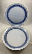 Project62 Valetta Blue Porcelain Salad Plates 8.3in Discontinued Set of 4