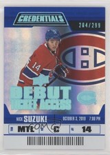 2019 Upper Deck Credentials Debut Ticket Access /299 Tier 4 Nick Suzuki #148 ib6