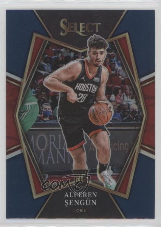 2021 Panini Select Premier Level Blue Prizm Alperen Sengun #114 Rookie RC 09br