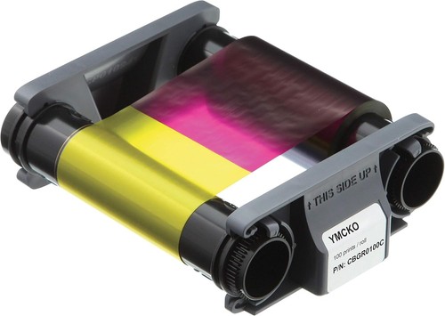 5 x Evolis Badgy Color Ribbon - YMCKO - 100 Prints Software Demo - Afbeelding 3 van 3