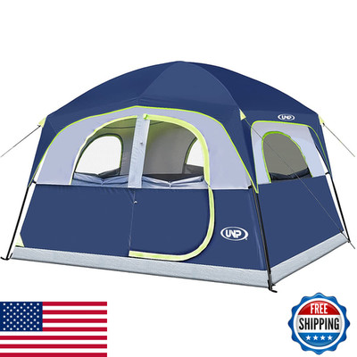 Unp Tents 6 Person Waterproof Windproof Easy Setupdouble Layer Family Camping